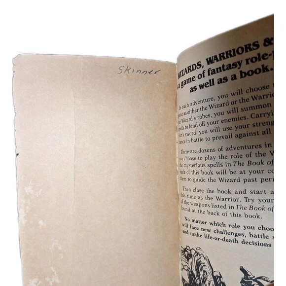 Wizards Warriors & You Book #1 The Forest Of Twisted Dreams RL Stine - Picture 5 of 7